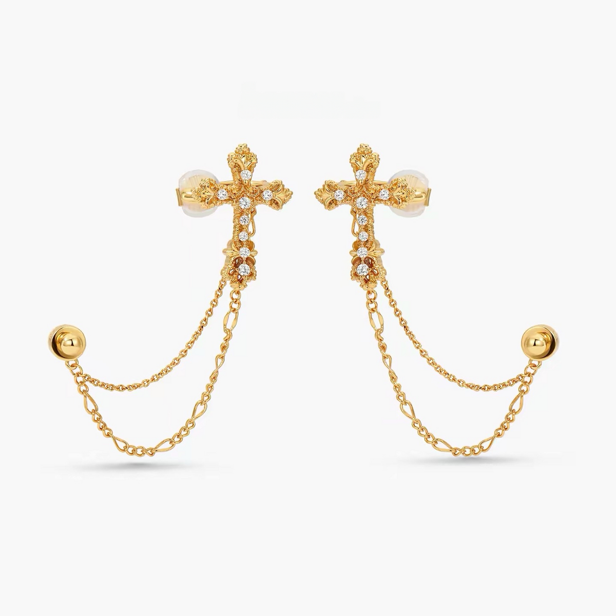 Imperial Cross Earrings