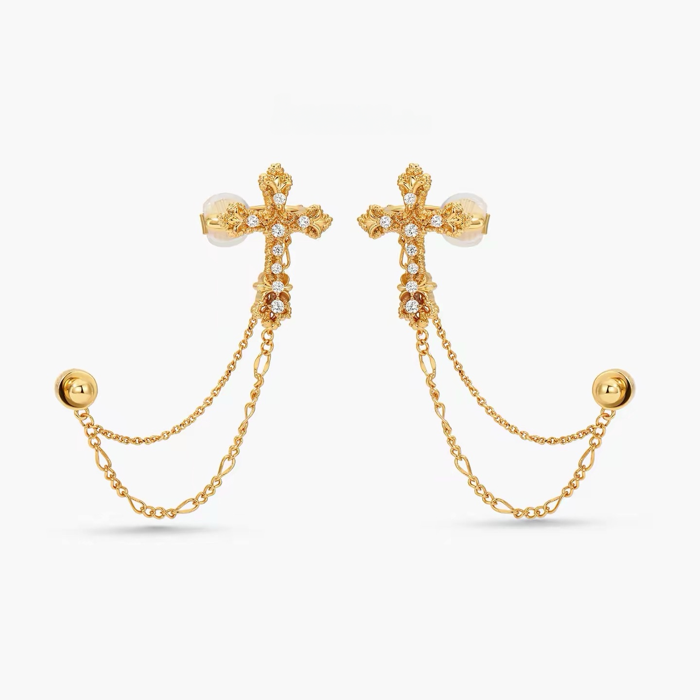 Imperial Cross Earrings