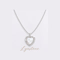Moonlit Heart Necklace