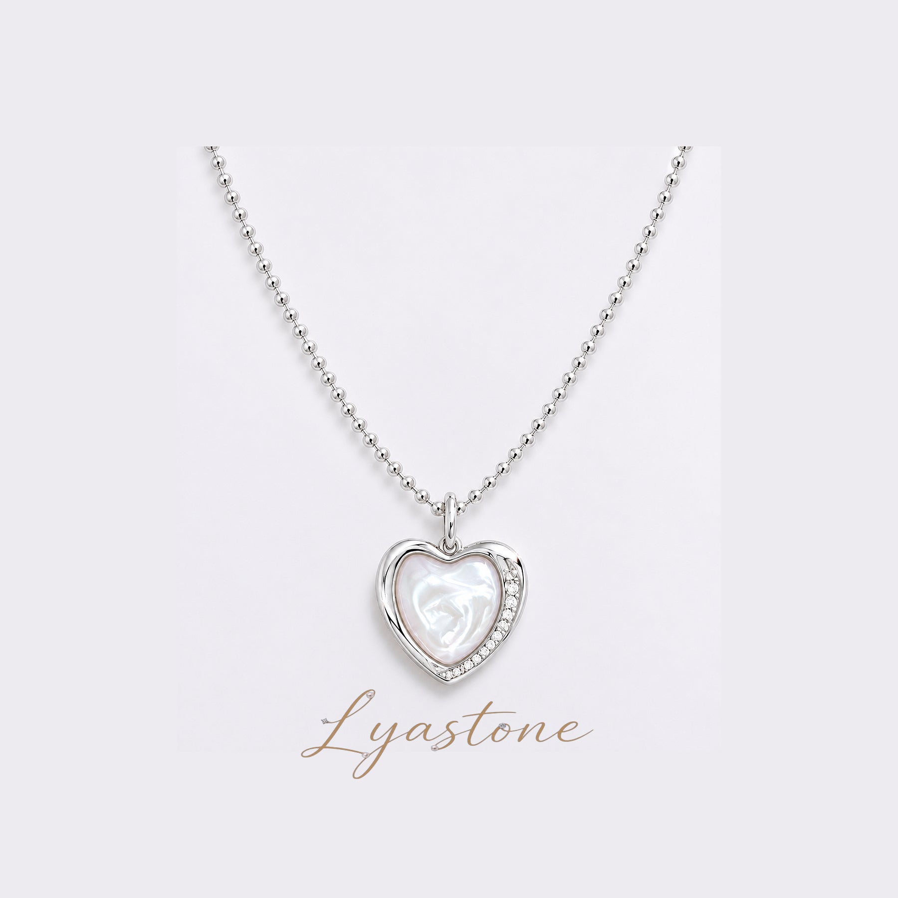 Moonlit Heart Necklace