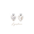 Eternal Heart Pearl Earrings