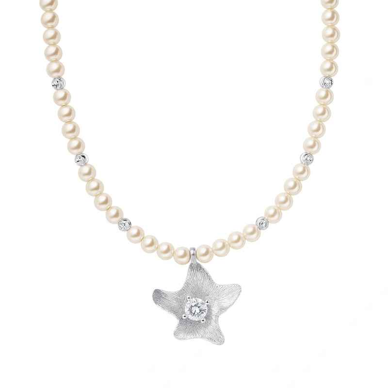 Ocean Star Silver Necklace