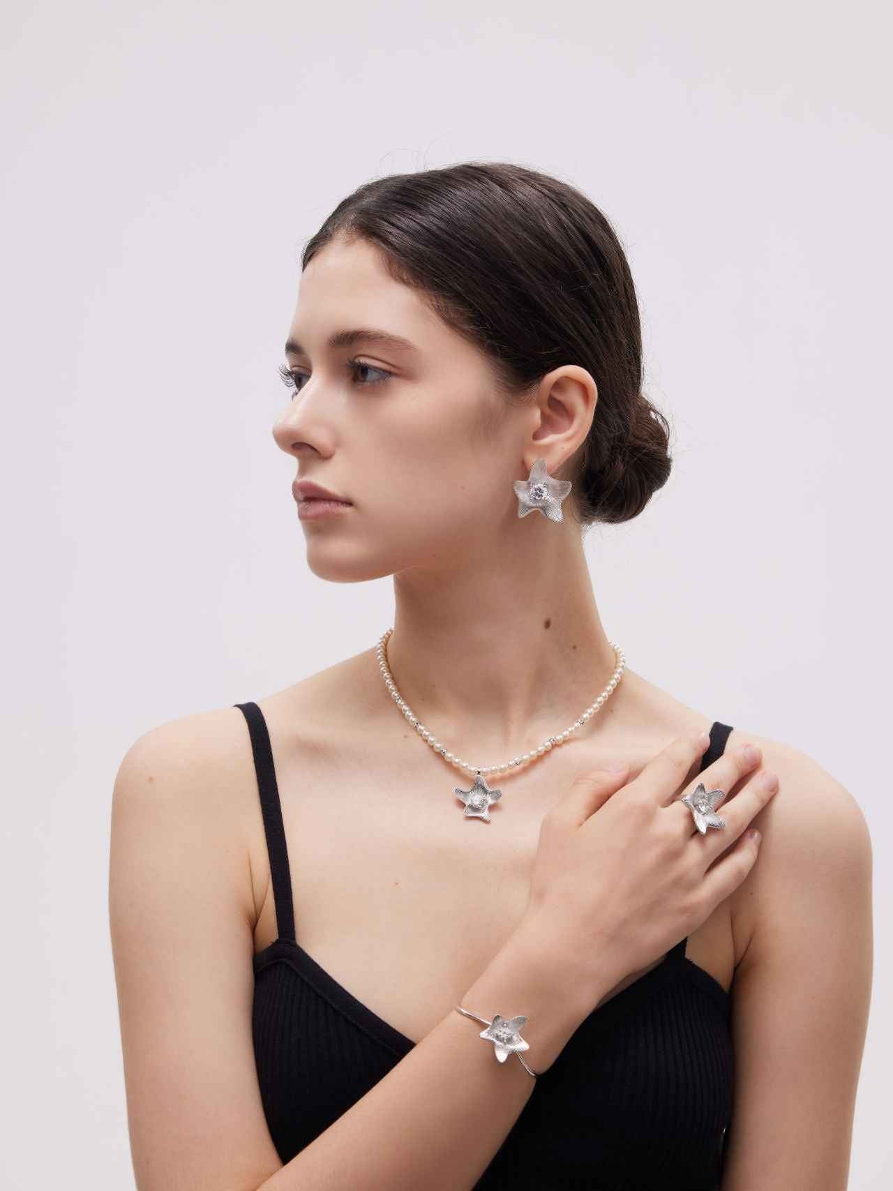 Ocean Star Silver Necklace