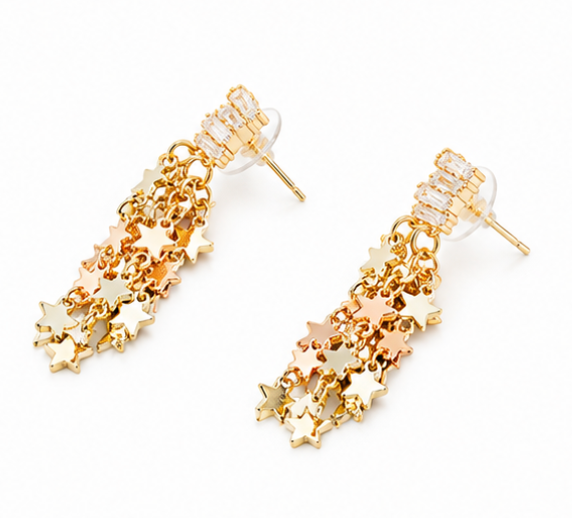 Starlight Cascade Earrings