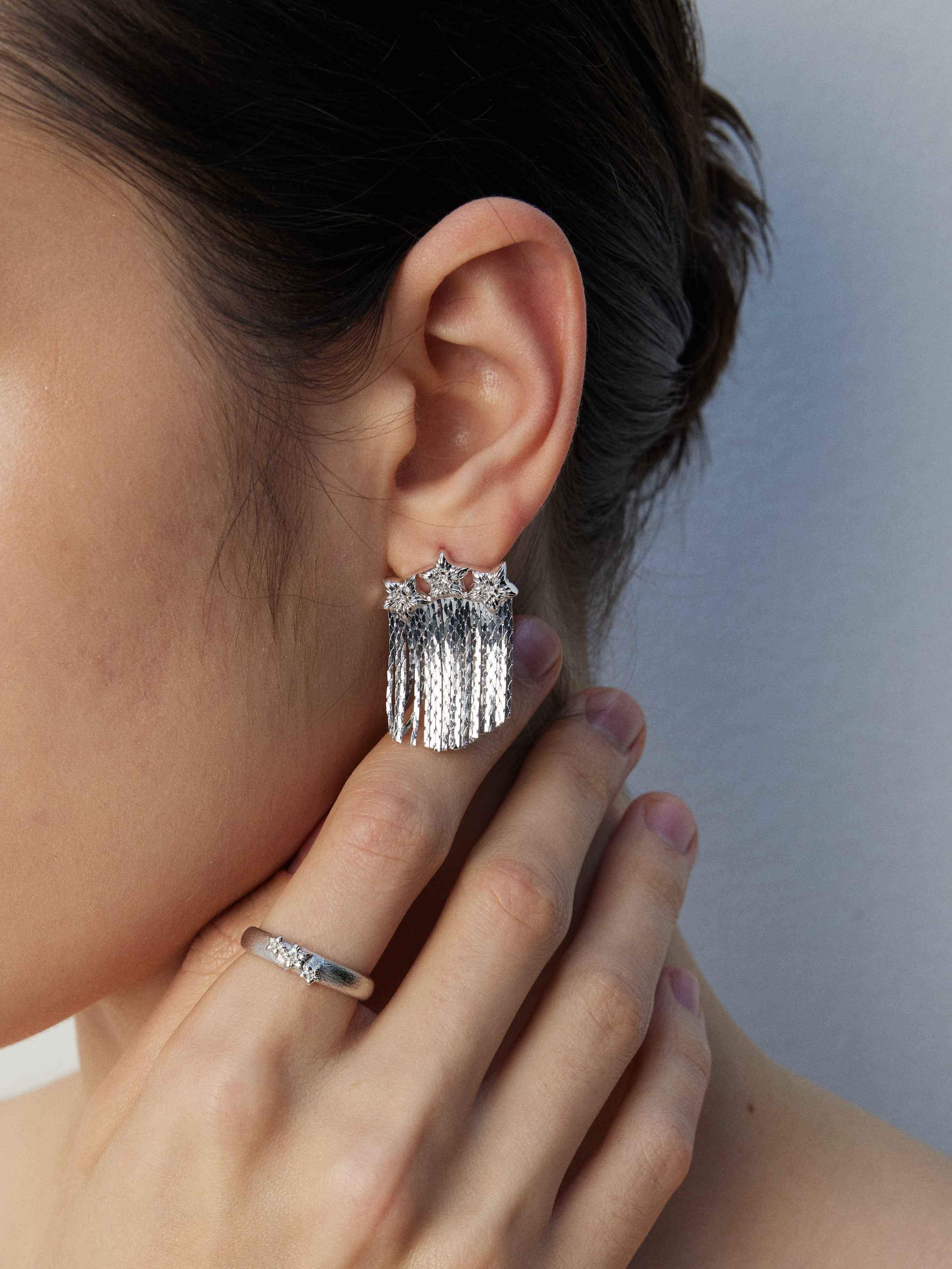 Star Whisper Tassel Earrings