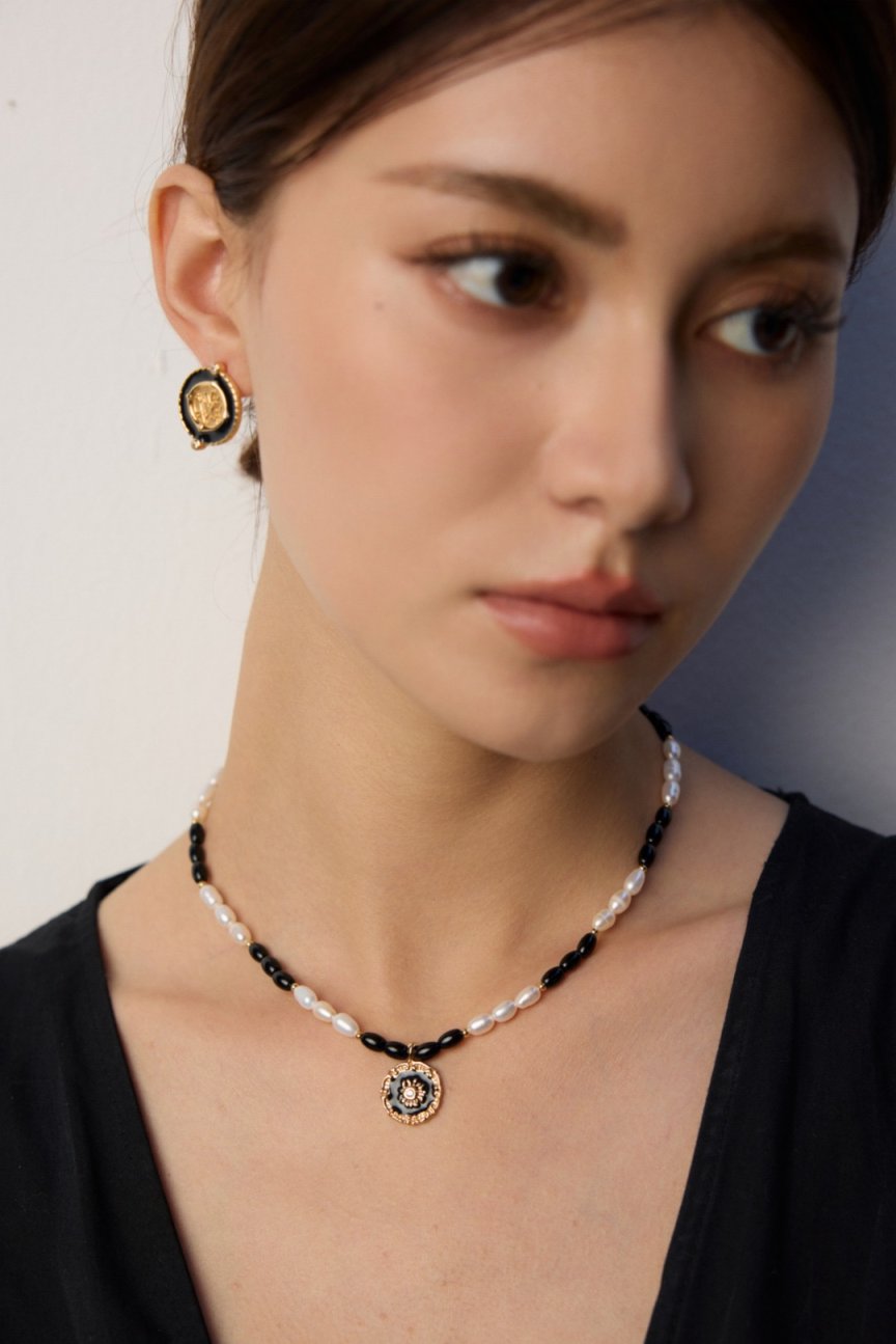 Zirconia statement earrings