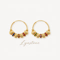 Lyastone Aurelia Bead Hoop Earrings main product image