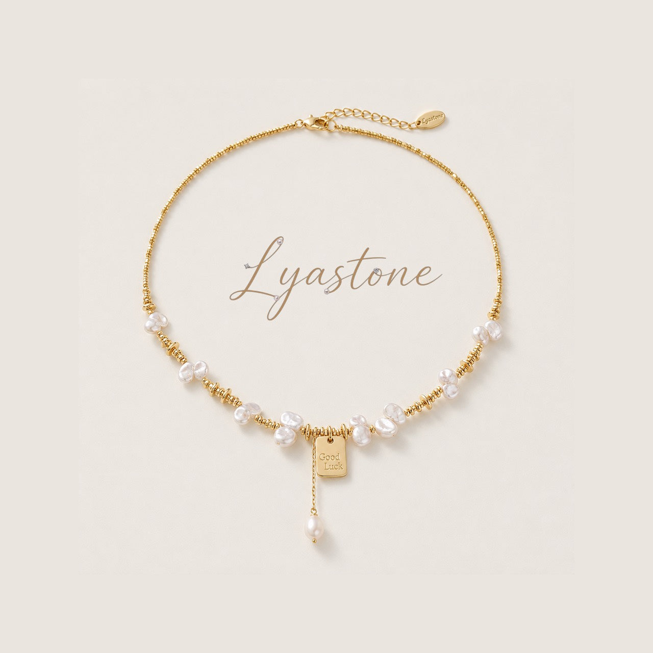 Good Luck Baroque Pearl Necklace by Lyastone