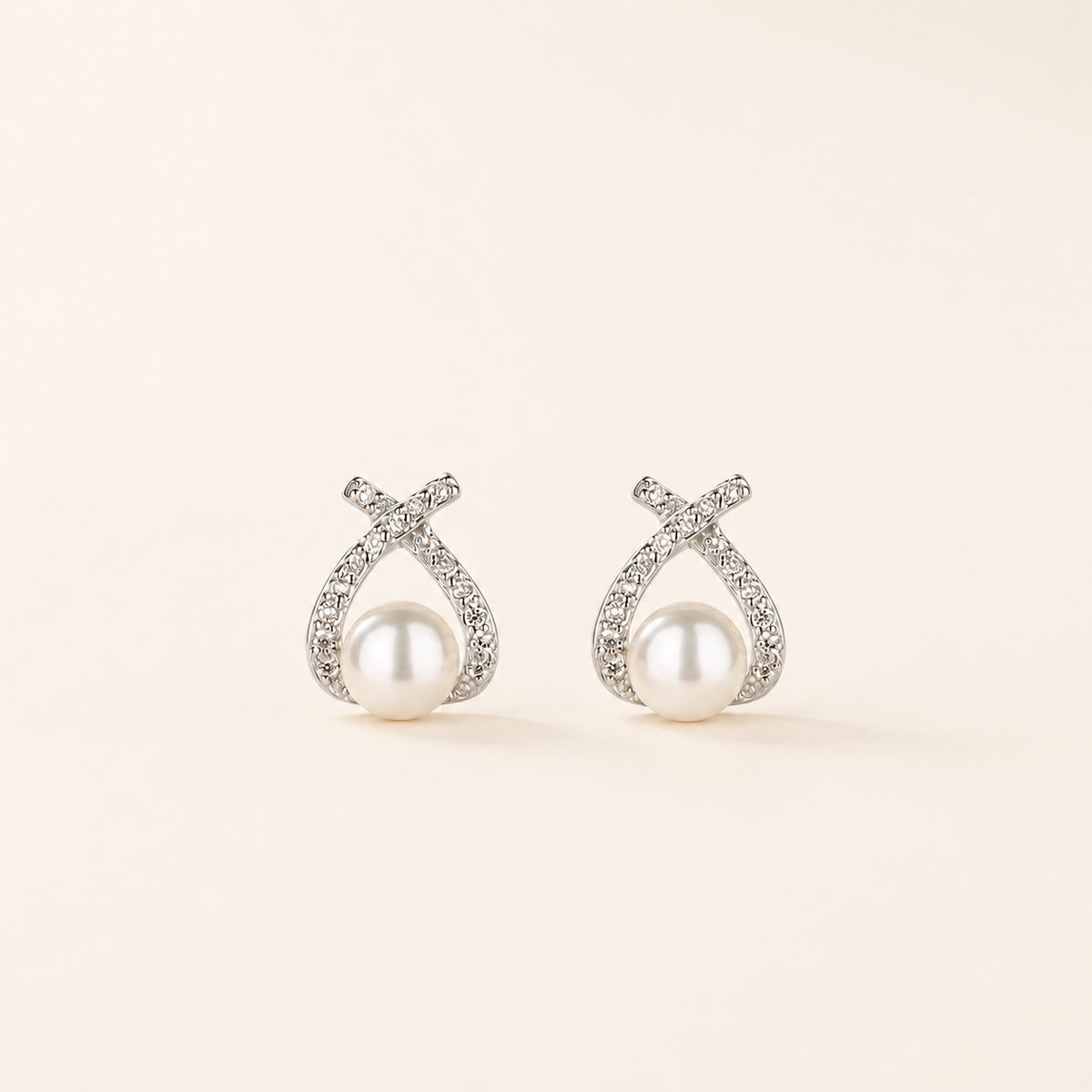 Pearl Knot Studs