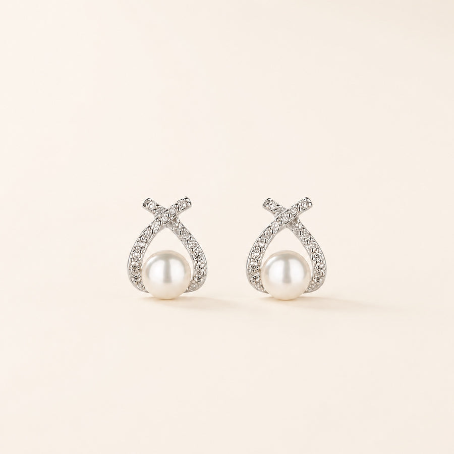 Pearl Knot Studs