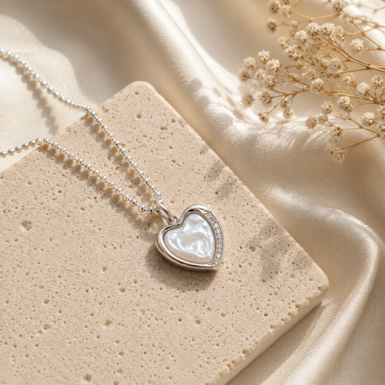 Moonlit Heart Necklace – Lyastone Jewellery