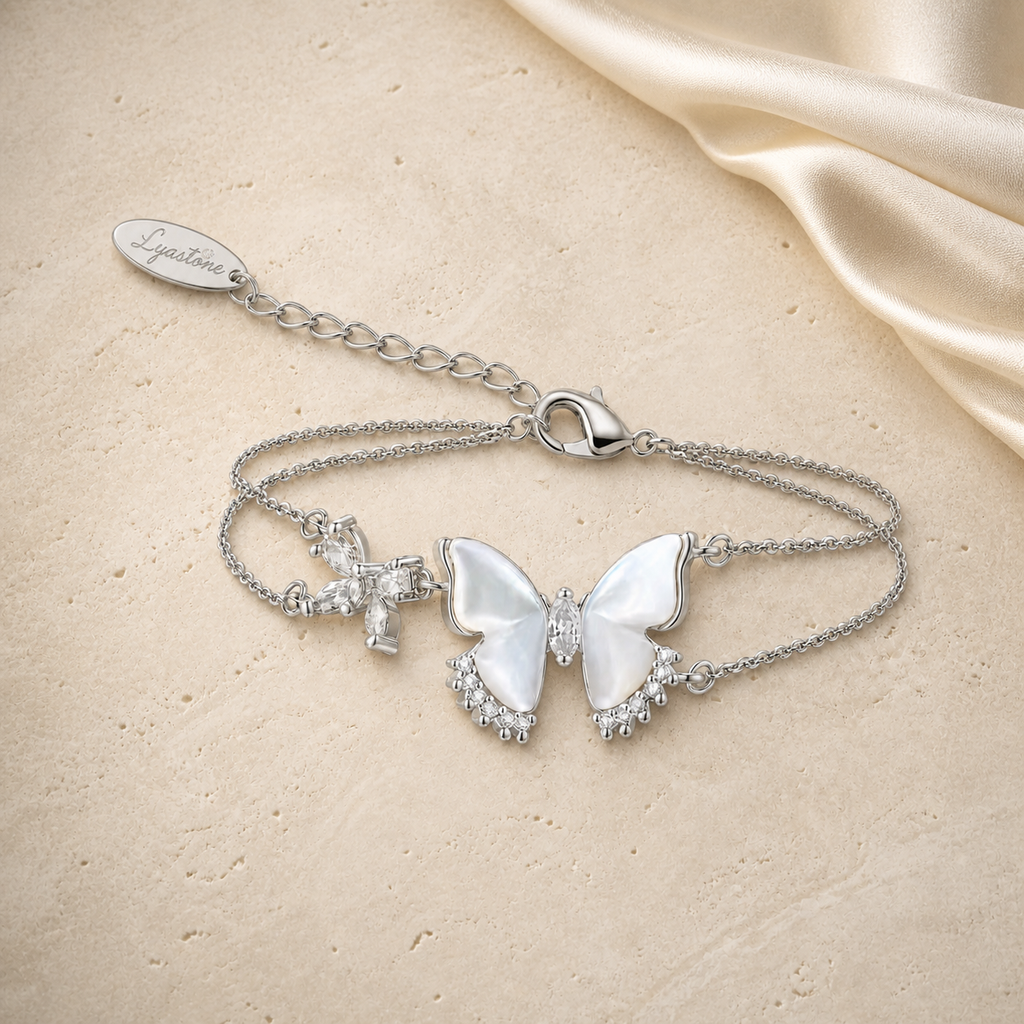 Moonveil Butterfly Bracelet – Lyastone Jewellery