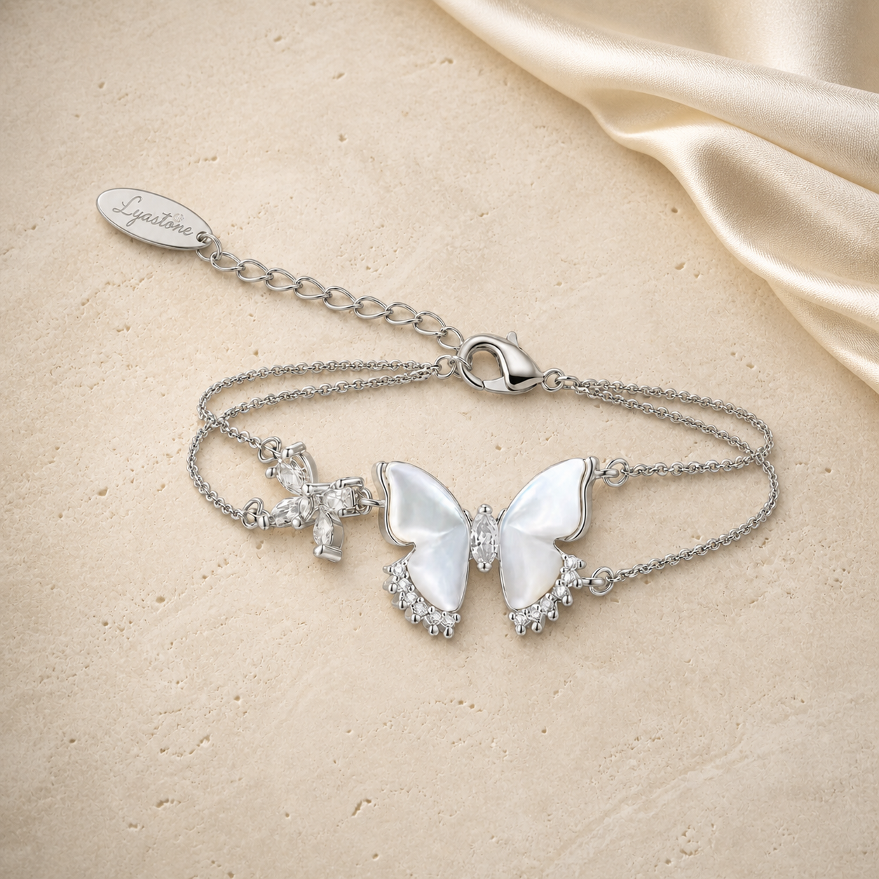 Moonveil Butterfly Bracelet – Lyastone Jewellery
