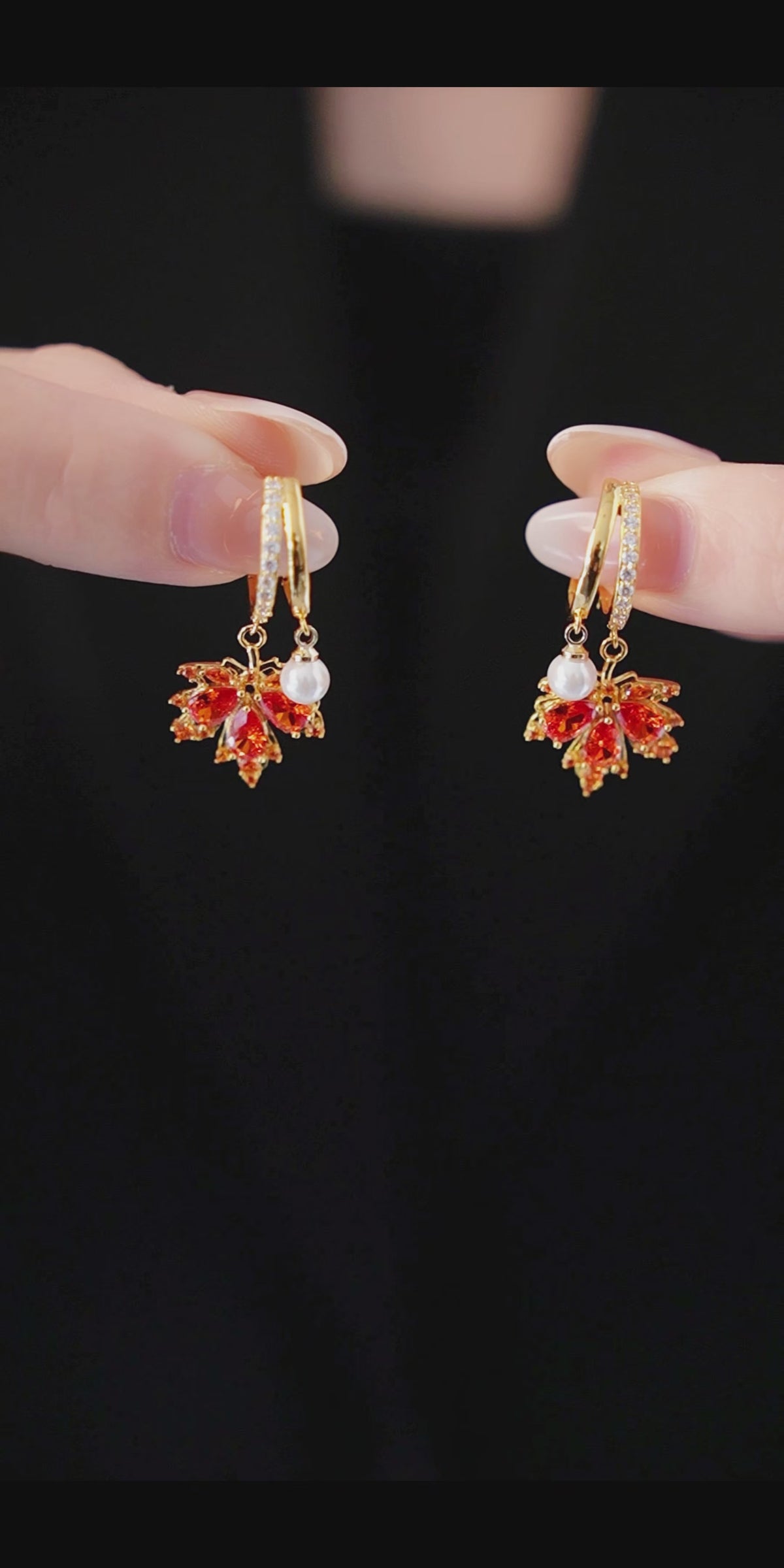 Maple Ember Earrings