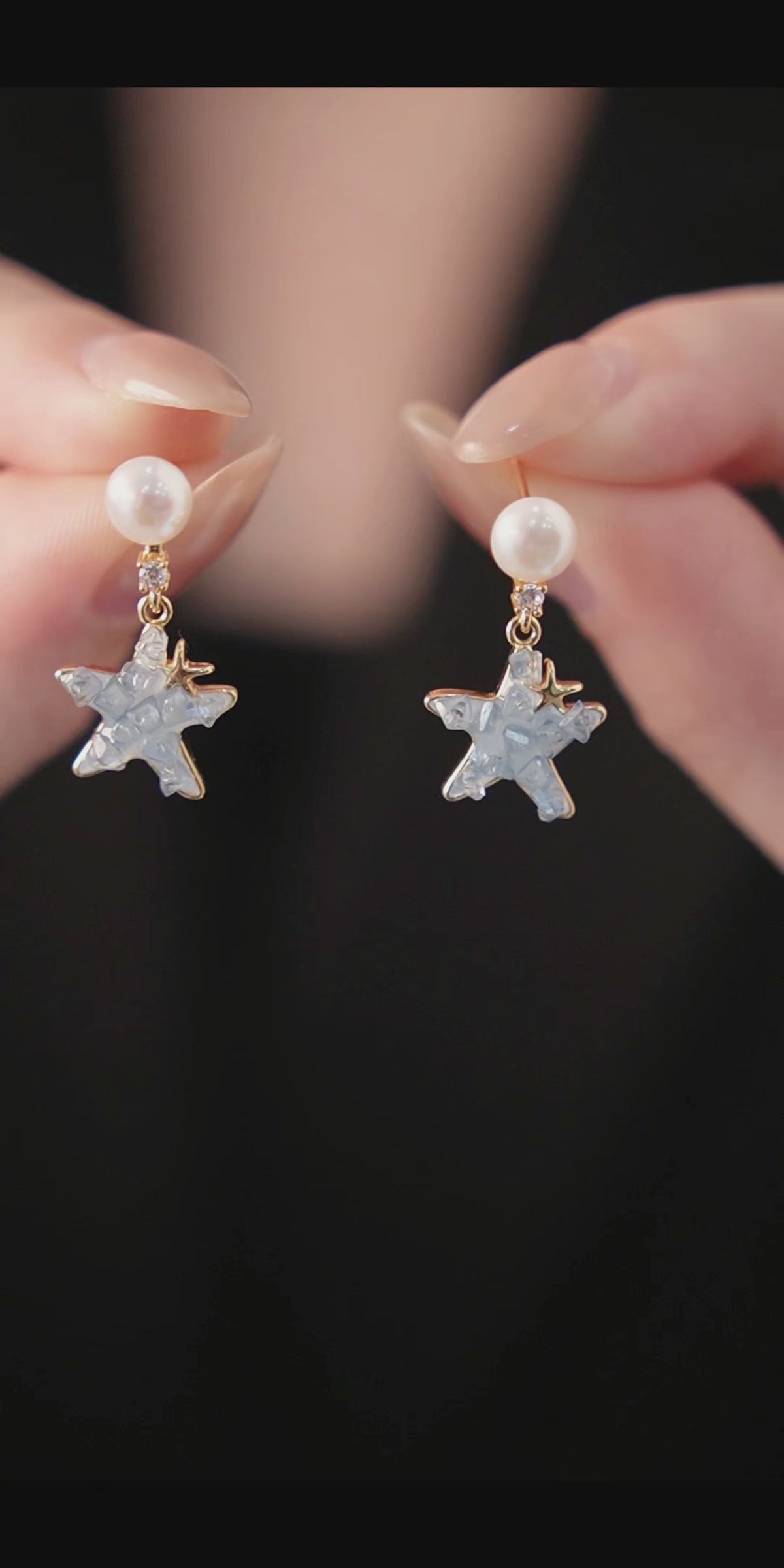 Celestial Pearl Earrings