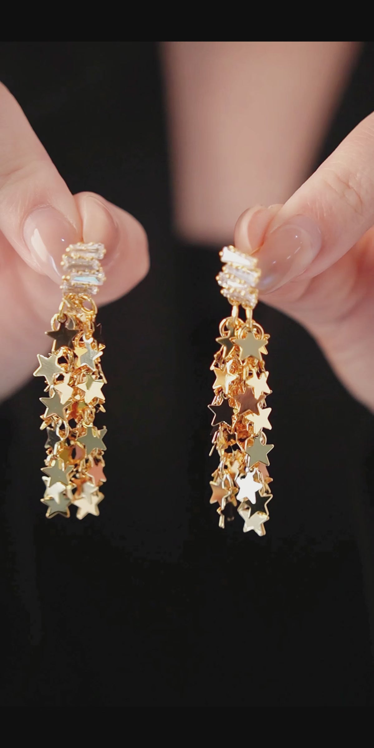 Starlight Cascade Earrings
