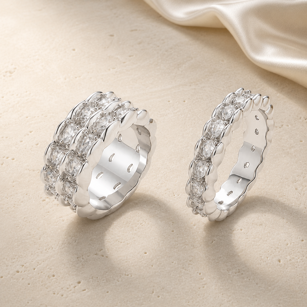 Serpentine Zircon Ring – Lyastone Jewellery