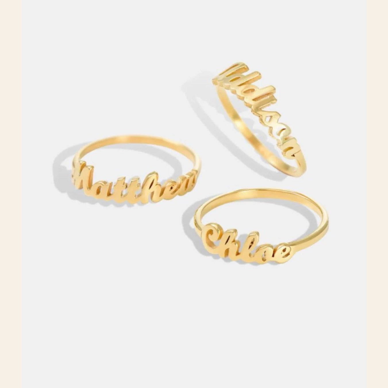 Sterling Silver Custom Letter Ring – Lyastone Jewellery